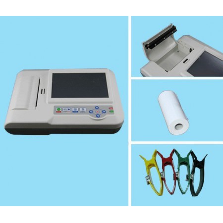 Moniteur ECG-600G électrocardiographe numérique 3/6 canaux