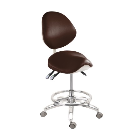 QY® fauteuil de Selle pour docteur(luxueux et commandé par pied)