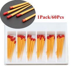 5Paquet/300Pcs Pointes F2 de Gutta Percha Points Dentaire pour Dentsply Maillefer Protaper