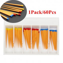 5Paquet/300Pcs Pointes F1-F3 de Gutta Percha Dentaire pour Dentsply Maillefer Protaper