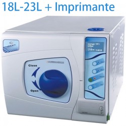 Sun® SUN-II-LD 18/23L Autoclave Affichage LCD Large + Imprimante