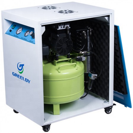 Greeloy® GA-81XY Compresseur insonorisé avec dessicateur d’air