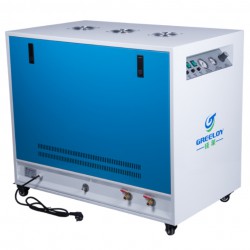 Greeloy® GA-83XY Compresseur insonorisé avec dessicateur d’air 90 litres 2400W