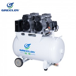 Greeloy® GA-62 Compresseur sans huile pour 3 postes 60 litres 1200W