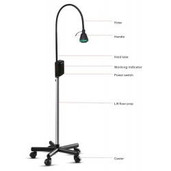 KWS KD-200-35W lampe d'examen médical halogène étage prop 35W