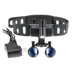 5W Lampe frontale sans fil du bandeau médical LED dentaire avec des loupes binoculaires de 3.5X