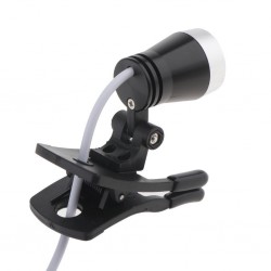 3W Clip Clamp LED Lampe frontale pour dentaire loupe