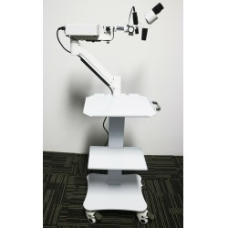 Microscope opératoire chirurgical dentaire avec lumière LED 5W&Unité de chariot pour ORL