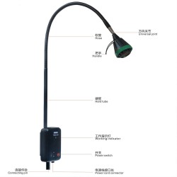 KWS KD-2035W-1 35W Lampe halogène d'examen médical aul