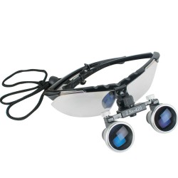 Loupe binoculaire médicale chirurgicale dentaire de dentiste 2.5X 420mm Loupe Magnifier