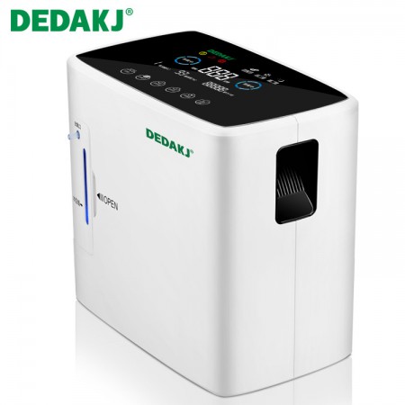 DEDAKJ 1-6L Machine à usage domestique de générateur de concentrateur d'oxygène portable de grande pureté à usage domest