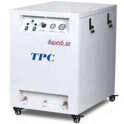 TPC Mobile compresseur dentaire sans huile avce armoire insonorisée