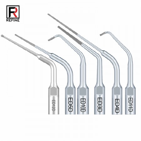 5 Pièces Refine® Inserts piézo en endodontie ED1 ED2 ED3 ED4 ED5 ED6 ED7 ED8 ED9 ED10 ED11 ED14 ED15 compatible avec SATELEC NSK DTE GNA