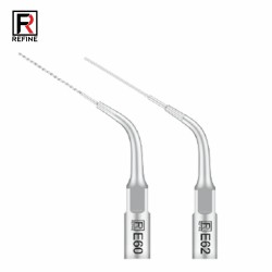 5 Pièces Refine® Inserts piézo en endodontie E60 E62 pour pièce à main détartreur EMS MECTRON WOODPECKER