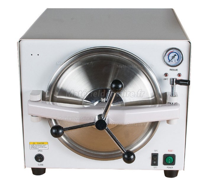 18L Stérilisateur autoclave à vapeur pour laboratoires dentaires médicaux 900W