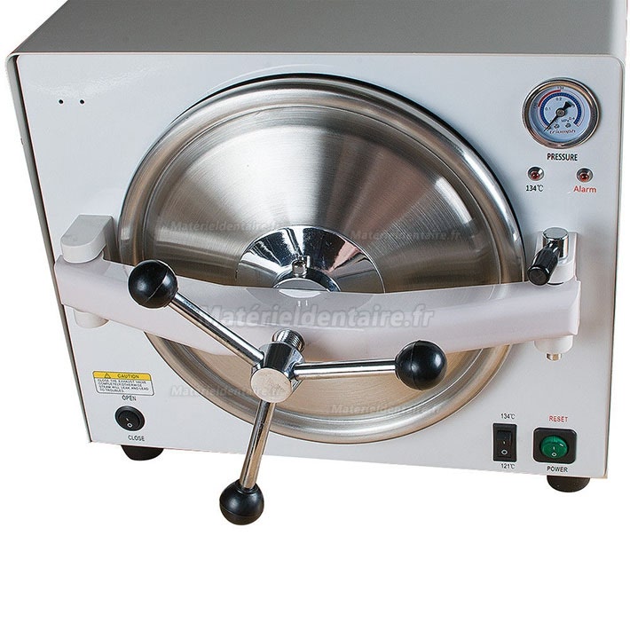 18L Stérilisateur autoclave à vapeur pour laboratoires dentaires médicaux 900W