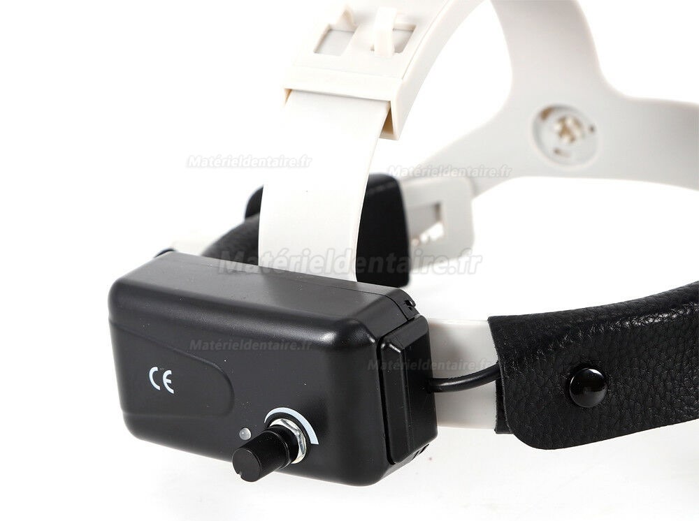 3.5X 5W Loupe de bandeau médical chirurgical à LED dentaire avec lumière pour l'oto-rhino-laryngologie