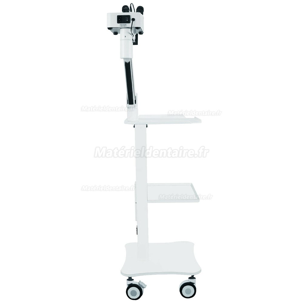 Microscope opératoire chirurgical dentaire avec lumière LED 5W&Unité de chariot pour ORL