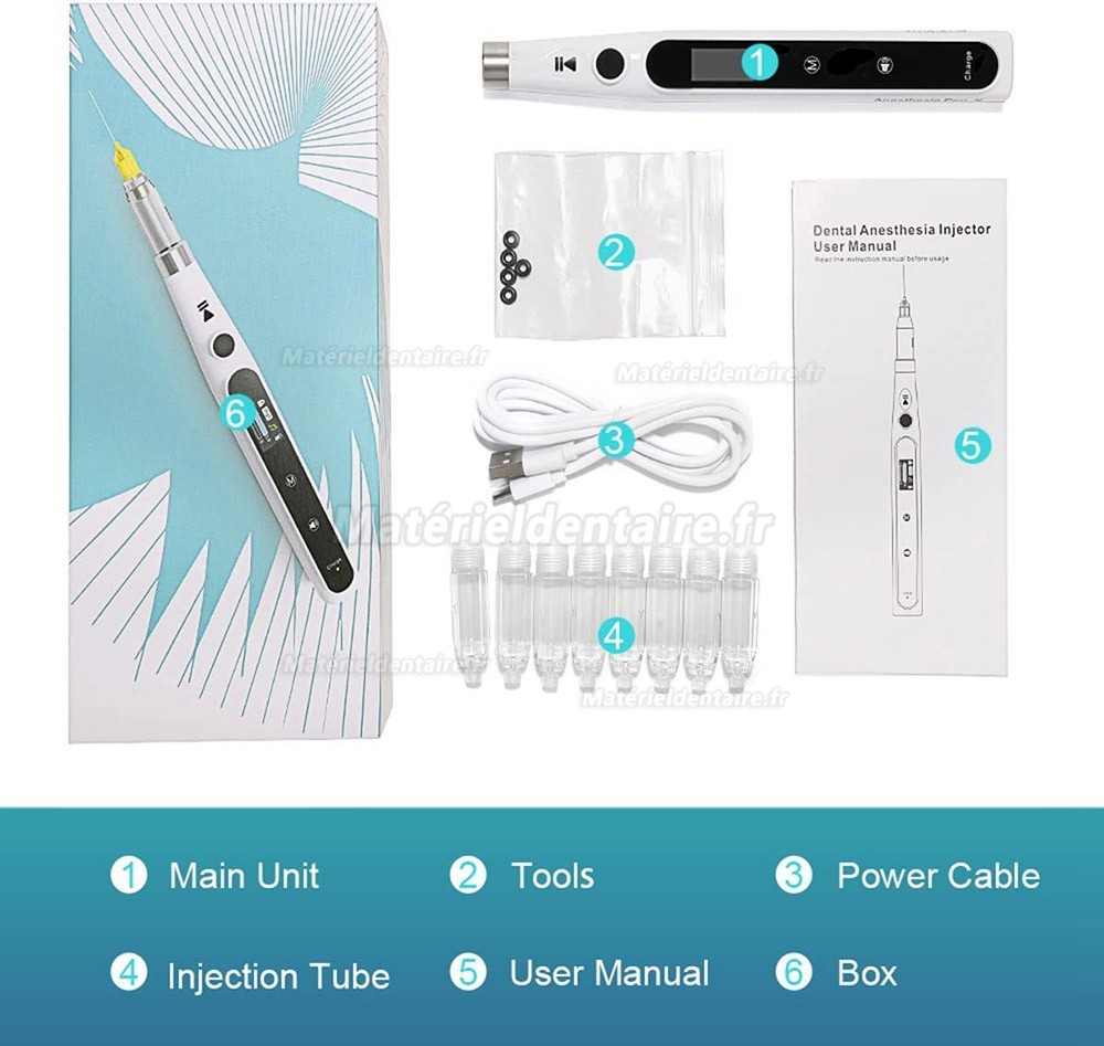 Seringue anesthesie dentaire electrique / stylo anesthésie dentiste