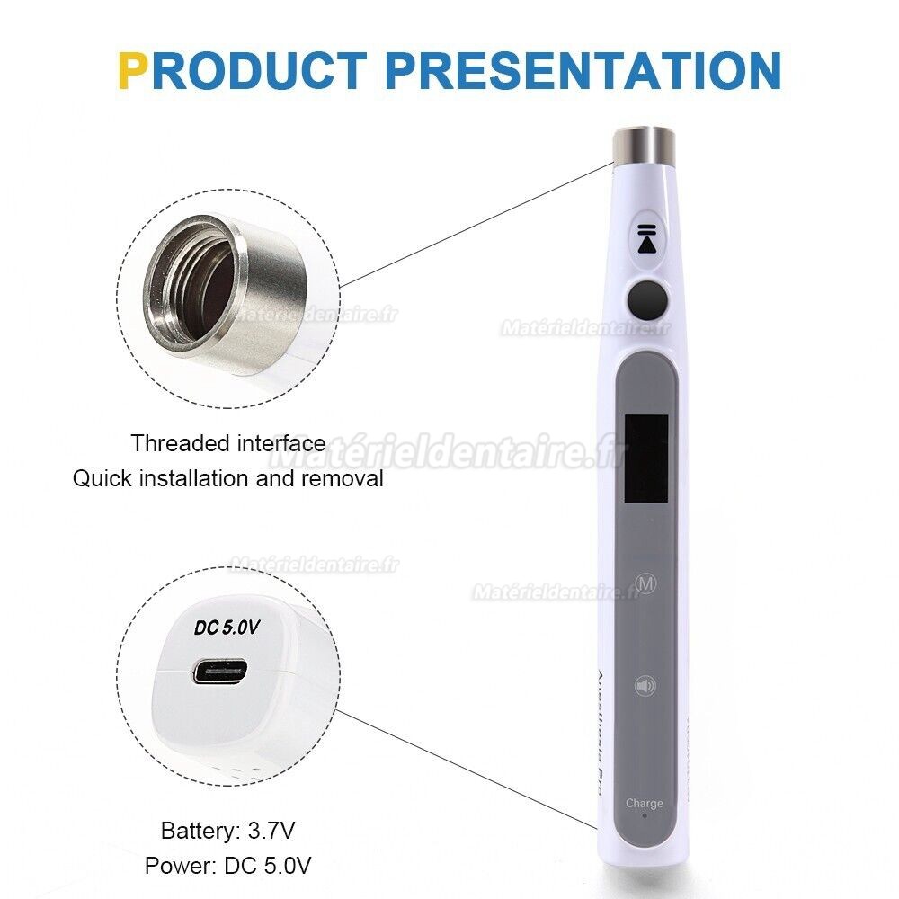 Seringue anesthesie dentaire electrique / stylo anesthésie dentiste