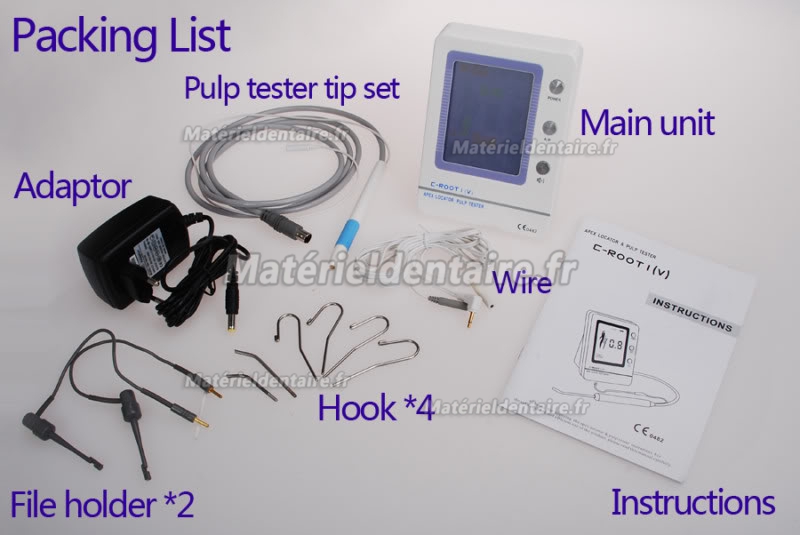 YUSENDENT®C-ROOT IV 2 en 1 Localisateur d'apex - Testeur de vitalité pulpaire