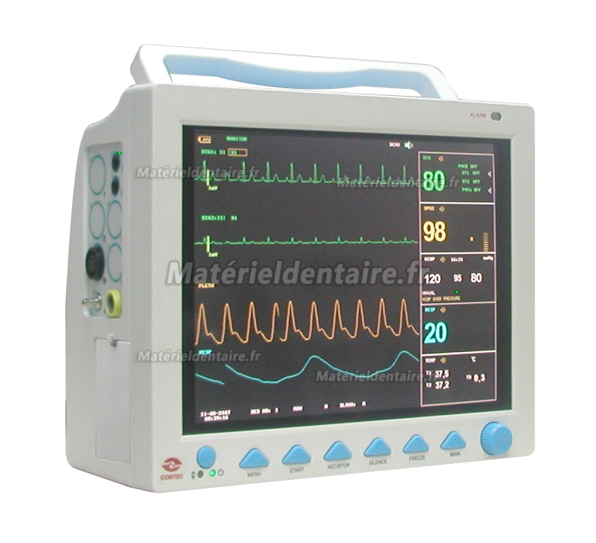 12.1" Ecran de haute résolution Multi-paramètre Moniteur Patient CMS8000