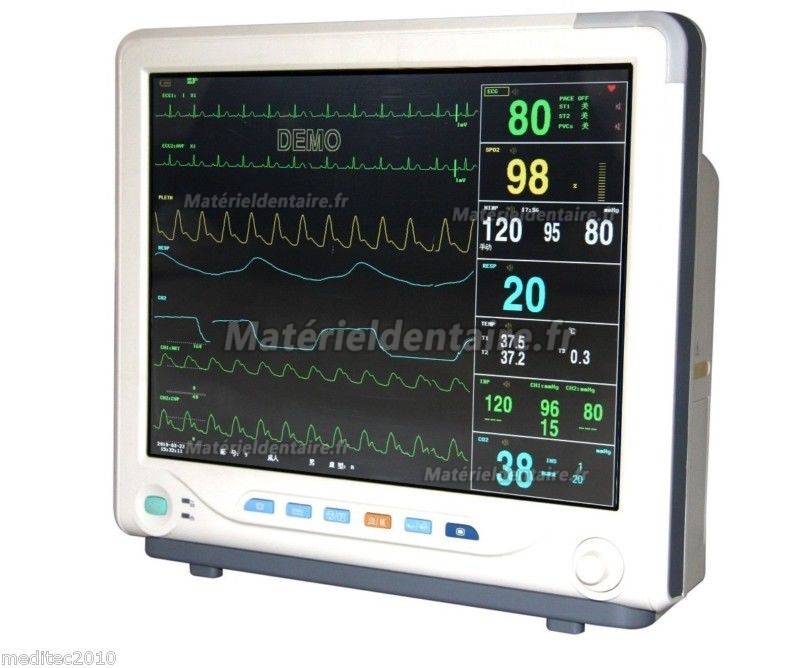 15″ Ecran Multi-paramètre Moniteur Patient CMS9200