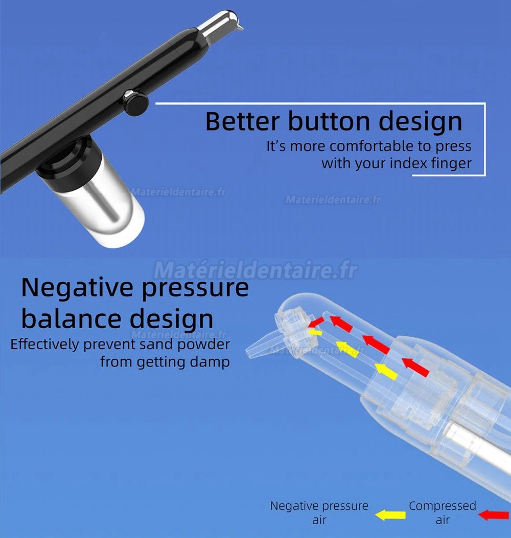 COXO Yusendent CA-1 Micro Sableuse Pneumatique Microetcher avec pulvérisations