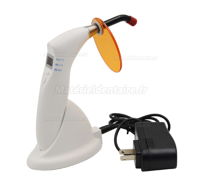 5 couleurs dentaire led Lampe à photopolymériser sans fil 1500mw pour dentiste