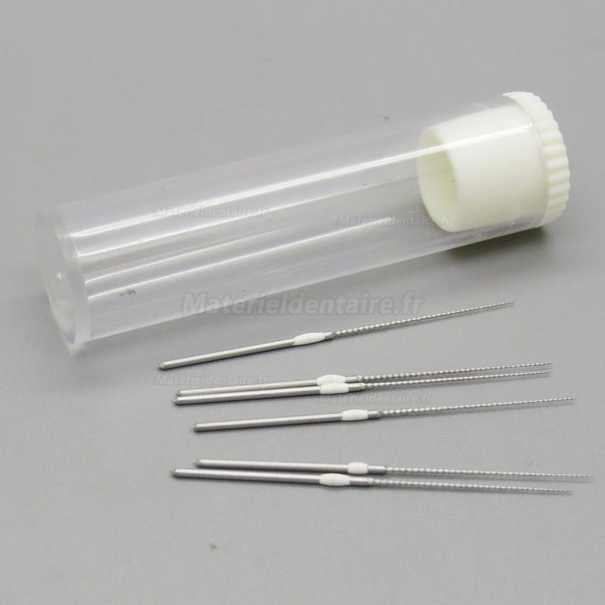 6pcs/Set Woodpecker Endodontiques NITI U-FILE pour nettoyage dentaire dentaire Limes K 15#