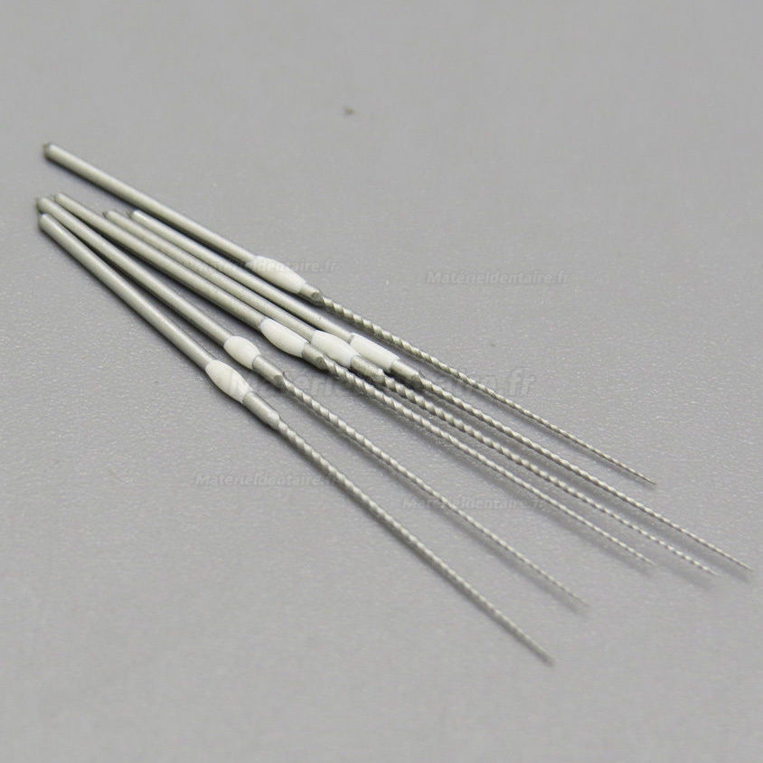 6pcs/Set Woodpecker Endodontiques NITI U-FILE pour nettoyage dentaire dentaire Limes K 15#