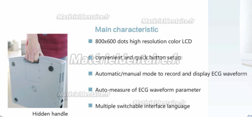 Moniteur ECG-1200G électrocardiographe numérique 12 canaux