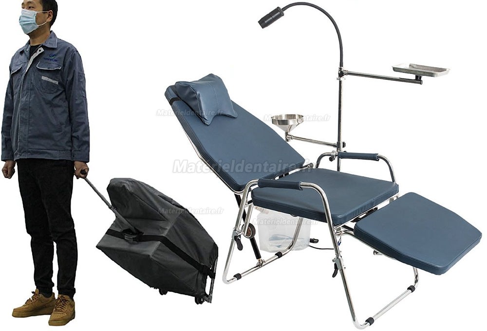 Greeloy GU-P101 Fauteuil portable pliable + Sac de rangement