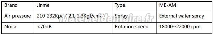 Jinme® ME-AM Moteur d’air NSK Compatible