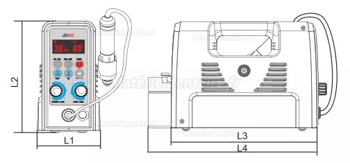 JD4G 30000RPM Rectifieuse de Micro jet d'eau sans balais de haute précision