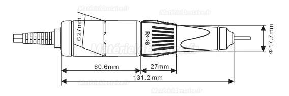 JD4G 30000RPM Rectifieuse de Micro jet d'eau sans balais de haute précision