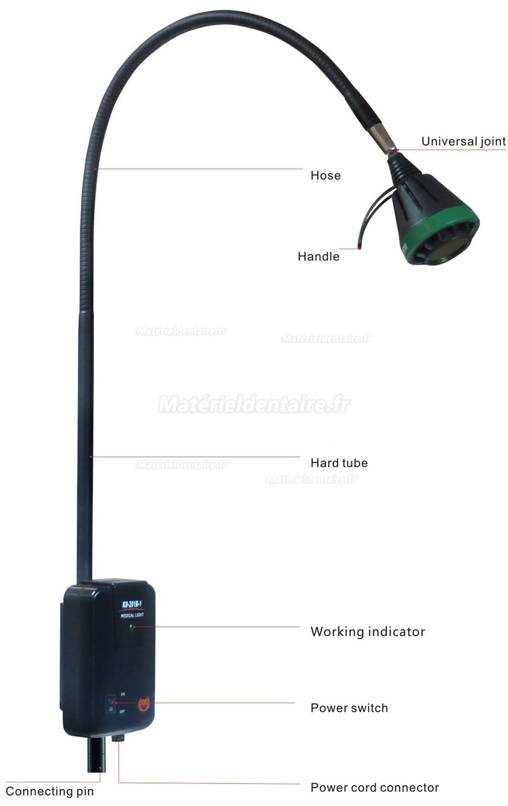 KWS KD-2035W-1 35W Lampe d'examen médical halogène