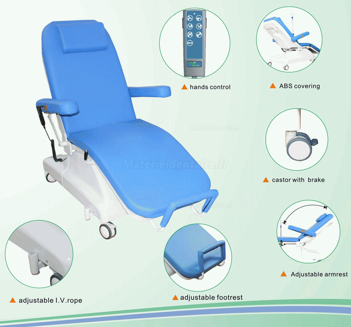 PeiYun Fauteuil de dialyse électrique PY-YD-210