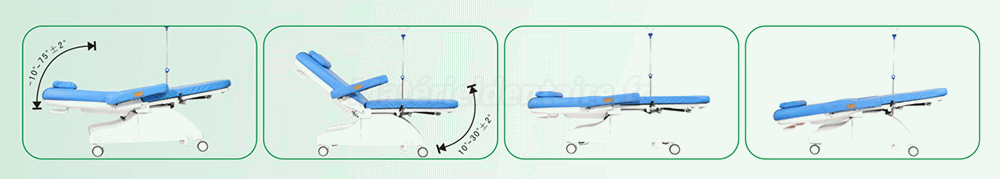 PeiYun Fauteuil de dialyse électrique PY-YD-210