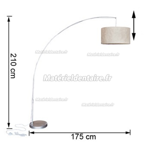 Lampe en suspension 210 cm en arc