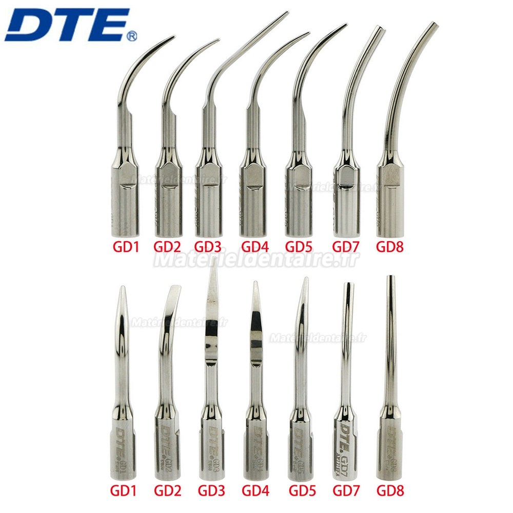 10 Pièces DTE GD1 GD2 GD3 GD4 GD5 GD7 GD8 insert piézo de détartrage compatible avec NSK Satelec