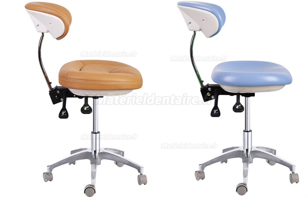 Siège dentaire Tabouret médecin dentiste mobile Classic avec repose-bras QY-600-1 