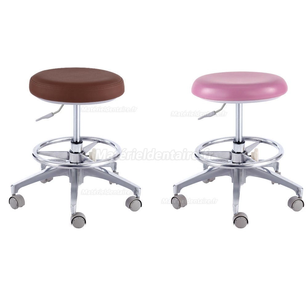 Mobile médical réglable Chaise de loisirs Tabouret dentaire siège opérateur pour docteur QY-G PU Cuir