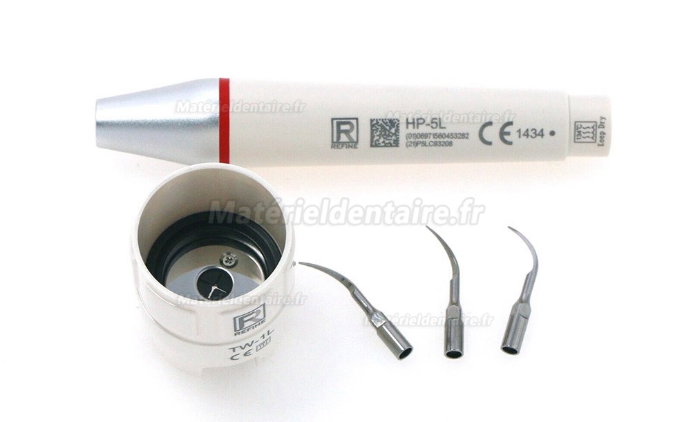 Kit d'autoclave de pièce à main de LED détartreur ultrasonique Refine HP-5L (EMS PIEZON LED MAXPIEZO compatible)