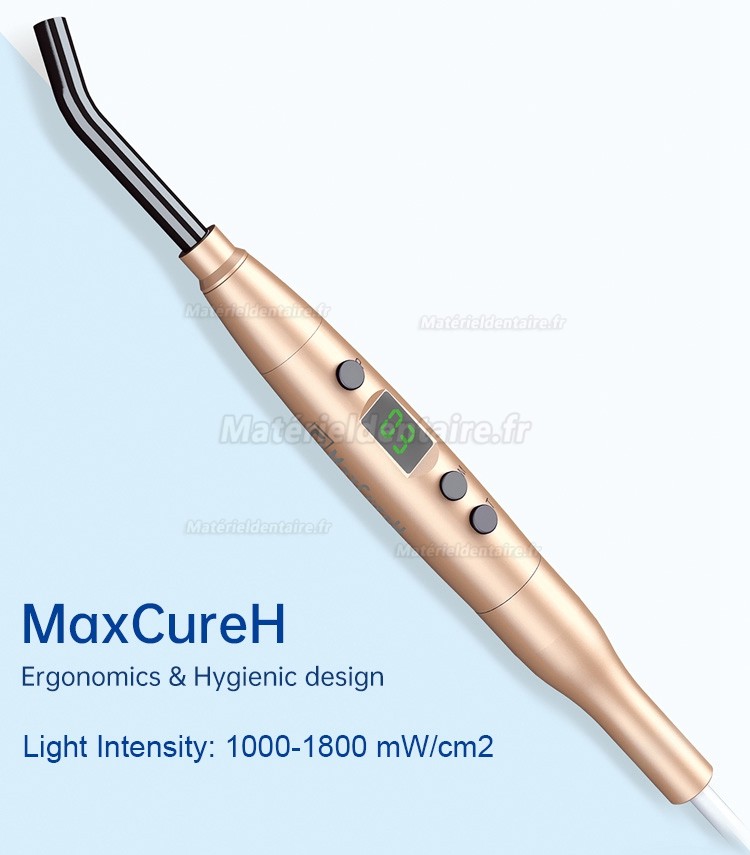 Refine® MaxCureH Lampe à polymériser LED dentaire 1600-1800mw/cm2