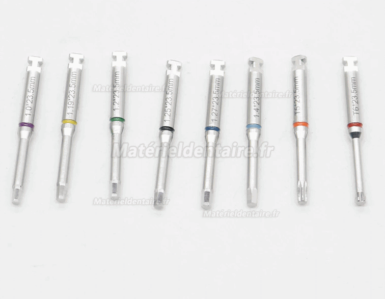 18 pièces/set clé dynamométrique de réparation dentaire kit tournevis implant universel