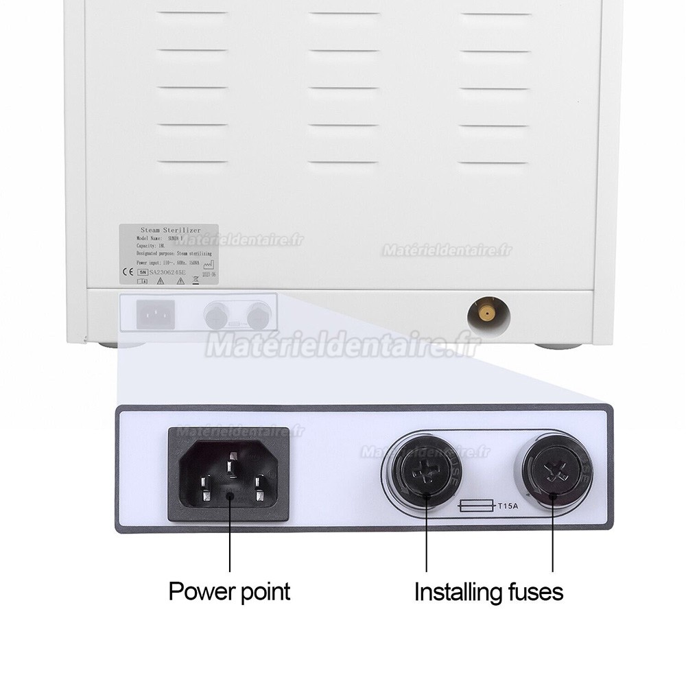 Stérilisateur autoclave dentaire Sun® SUN18/23-I(E) 18L/23L classe N