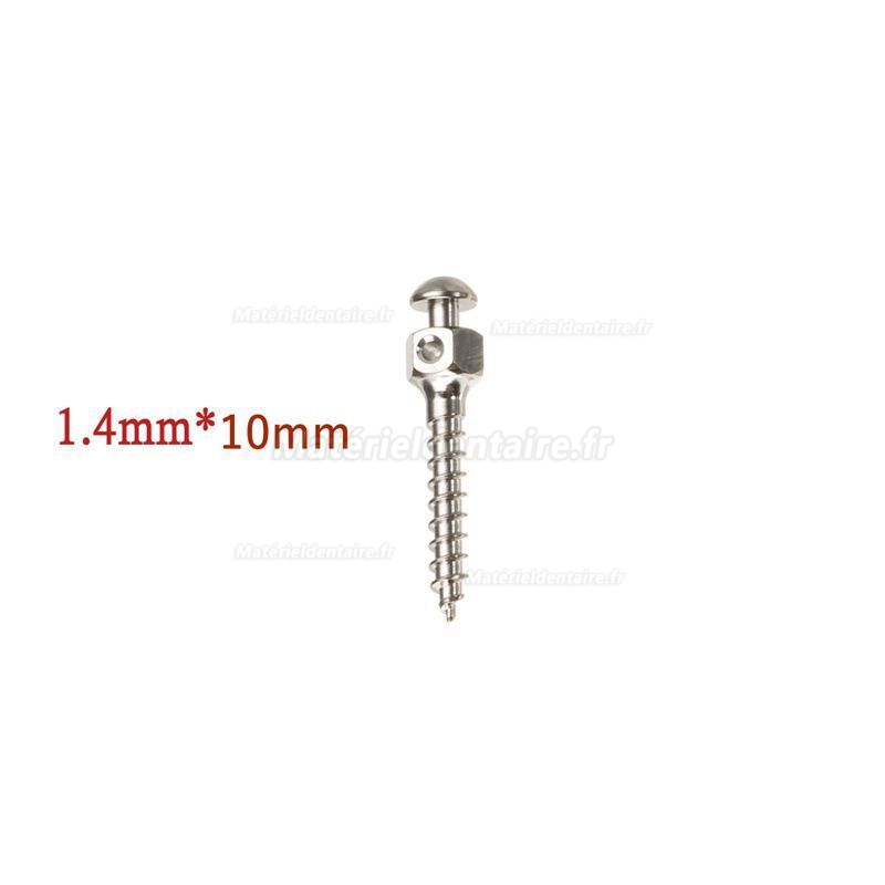 Auto-foreur Filetage Orthodontie dentaire Micro Implants Vis titane Mini vis