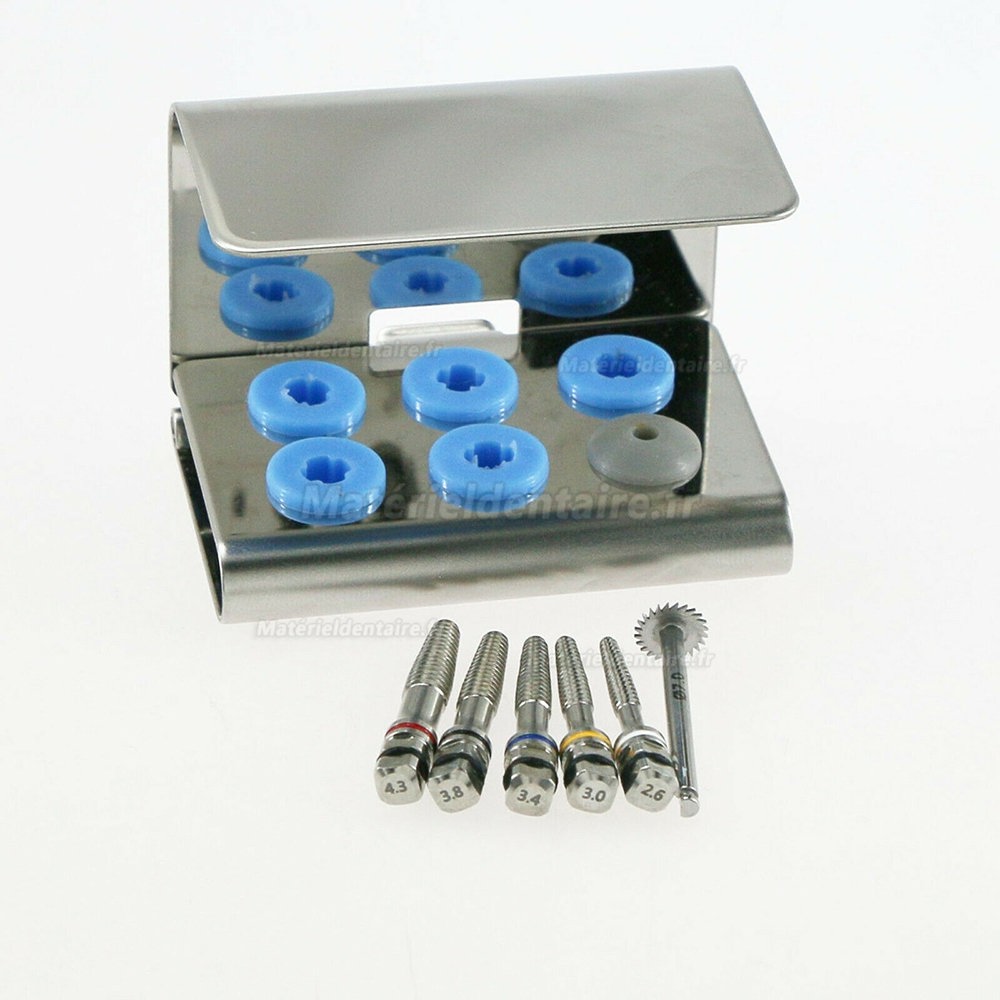 Kit d'outils de scie pour vis d'expansion osseuse chirurgicale d'implant dentaire pour l'expansion de l'os