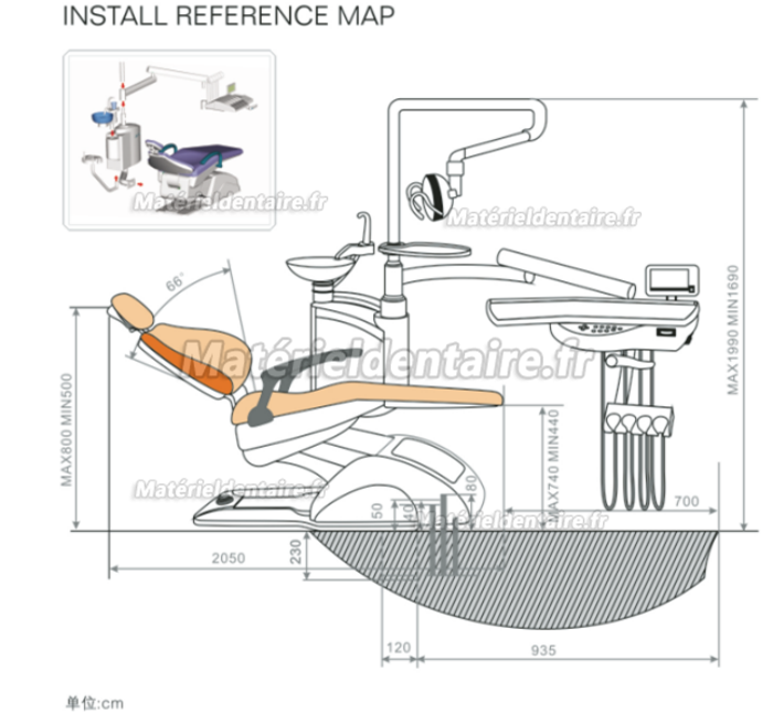 Fauteuil Dentaire TJ2688-A1